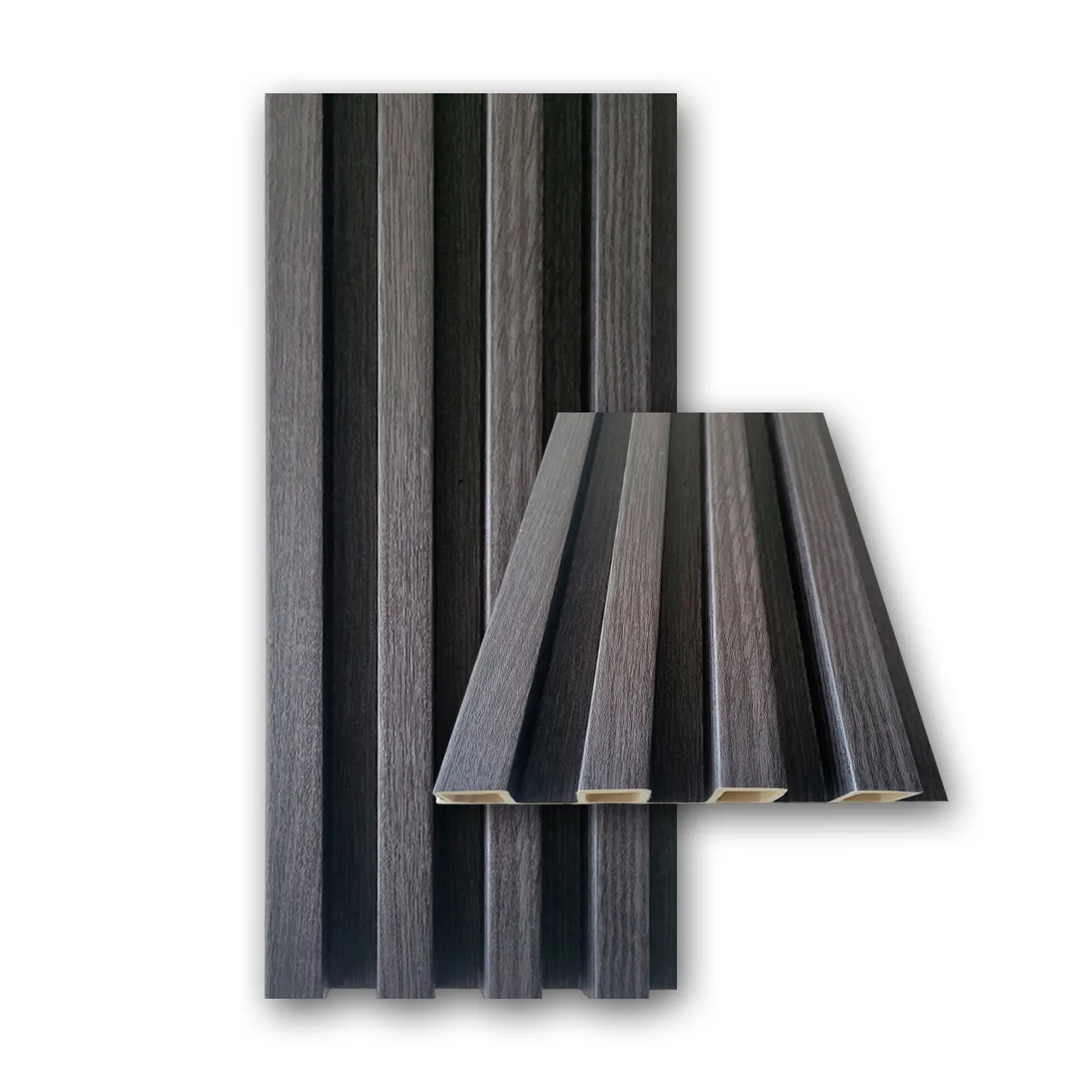 Tabla WPC de Madera Gris Oscuro