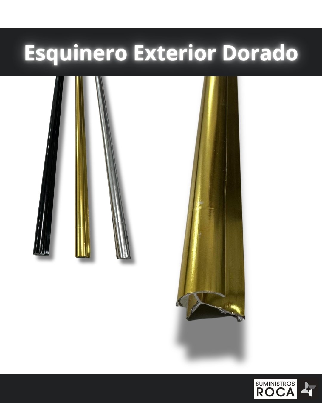 Esquinero Externo Dorado