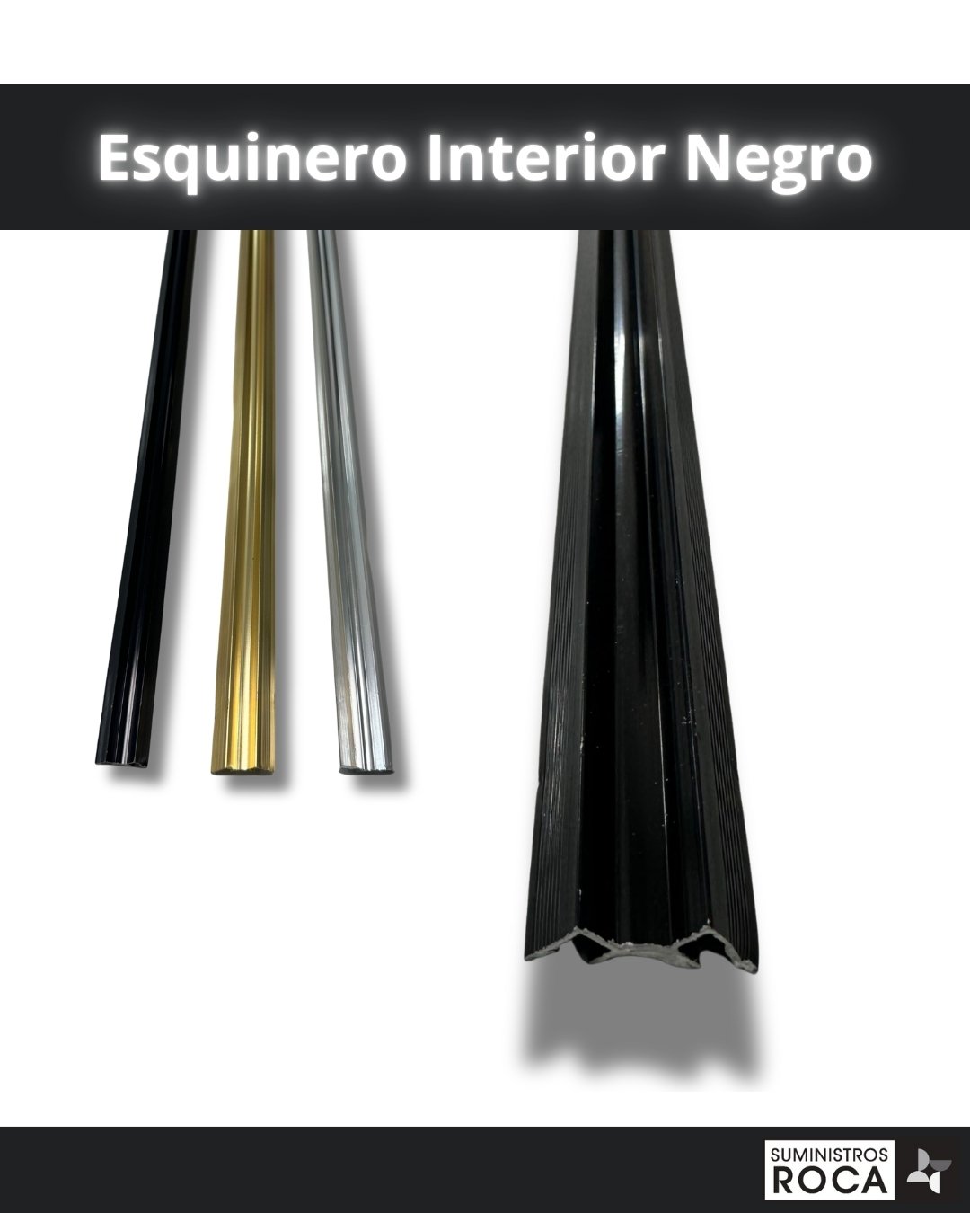 Esquinero Interno Negro