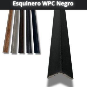 Esquinero WPC Negro