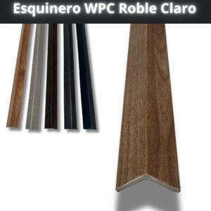 Esquinero WPC Roble Claro